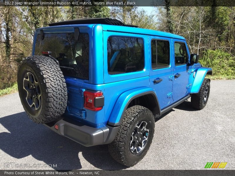 Hydro Blue Pearl / Black 2022 Jeep Wrangler Unlimited Rubicon 4XE Hybrid