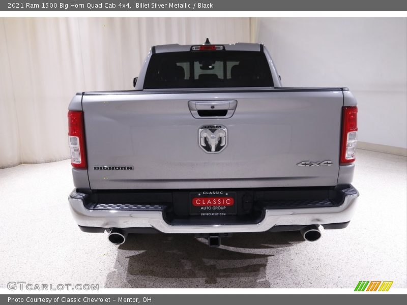 Billet Silver Metallic / Black 2021 Ram 1500 Big Horn Quad Cab 4x4