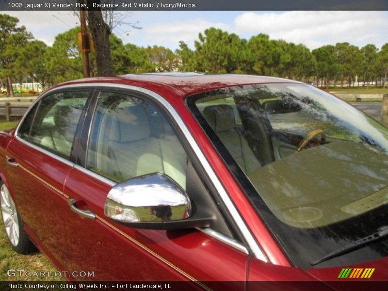 Radiance Red Metallic / Ivory/Mocha 2008 Jaguar XJ Vanden Plas