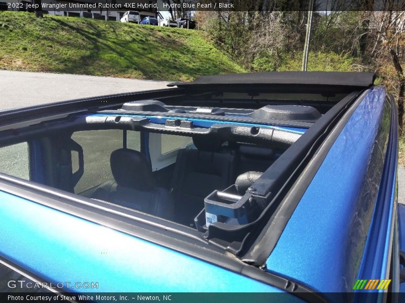 Hydro Blue Pearl / Black 2022 Jeep Wrangler Unlimited Rubicon 4XE Hybrid