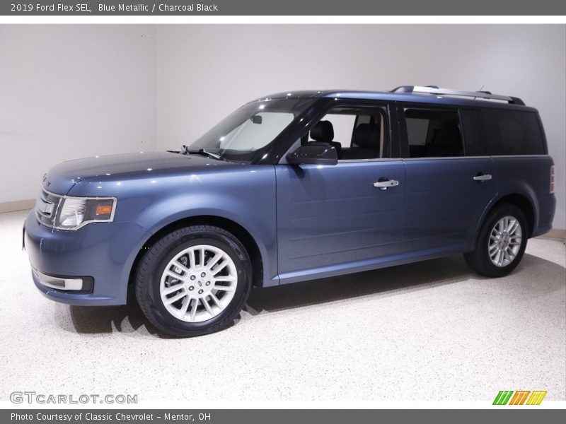 Blue Metallic / Charcoal Black 2019 Ford Flex SEL