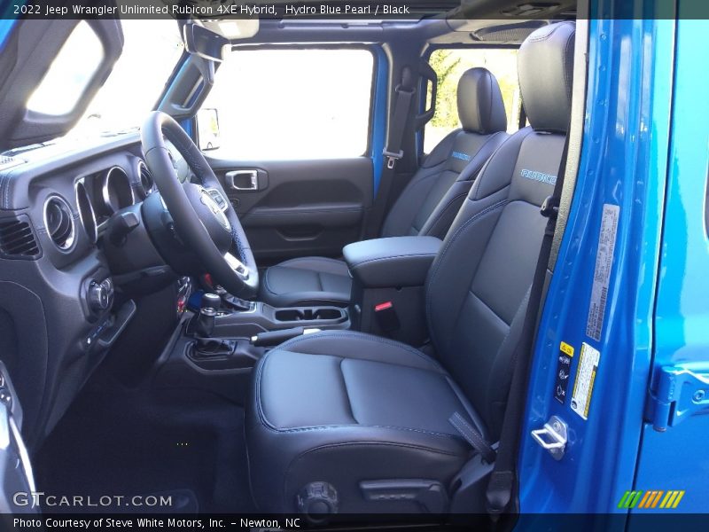 Front Seat of 2022 Wrangler Unlimited Rubicon 4XE Hybrid