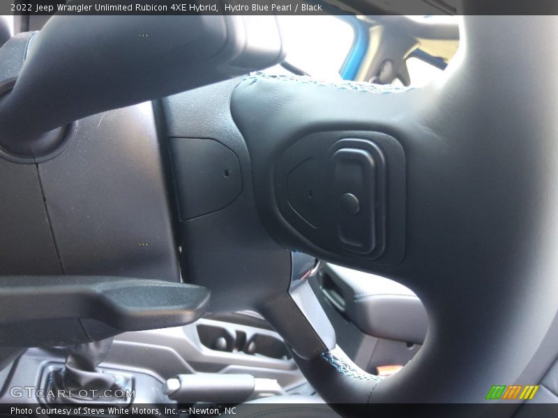 Hydro Blue Pearl / Black 2022 Jeep Wrangler Unlimited Rubicon 4XE Hybrid
