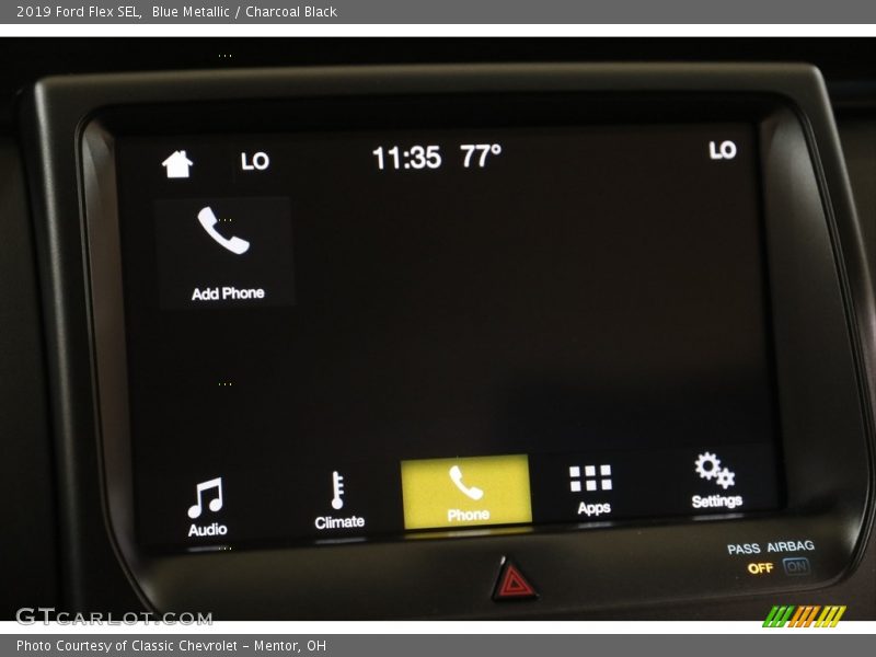 Blue Metallic / Charcoal Black 2019 Ford Flex SEL