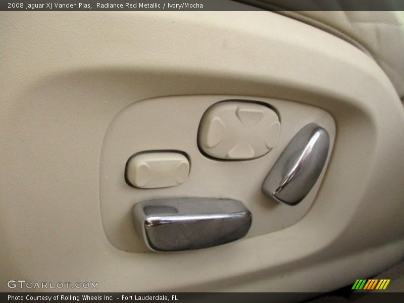 Radiance Red Metallic / Ivory/Mocha 2008 Jaguar XJ Vanden Plas