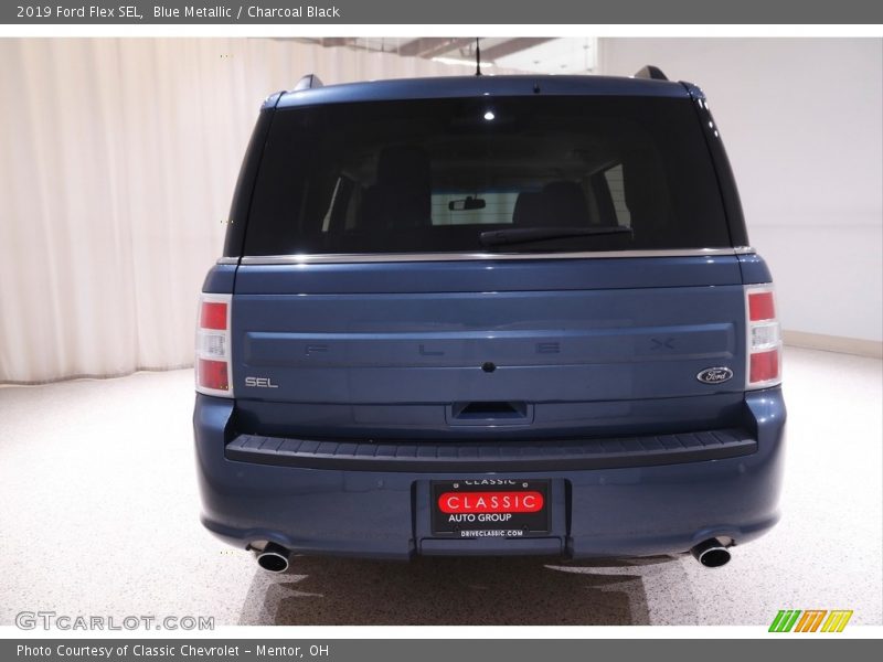 Blue Metallic / Charcoal Black 2019 Ford Flex SEL