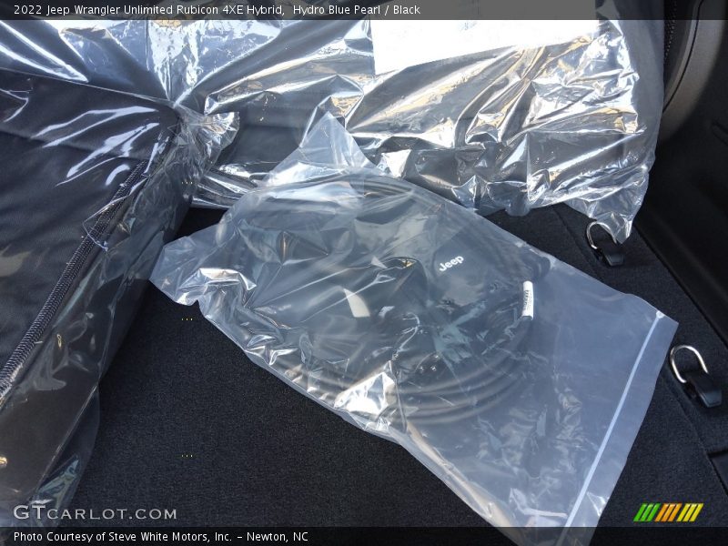 Hydro Blue Pearl / Black 2022 Jeep Wrangler Unlimited Rubicon 4XE Hybrid