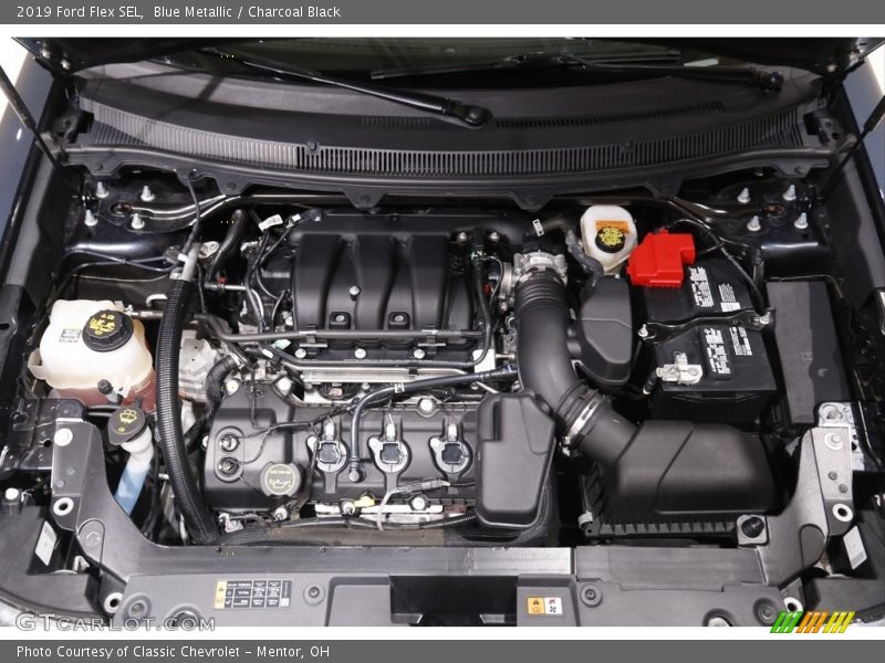 Blue Metallic / Charcoal Black 2019 Ford Flex SEL