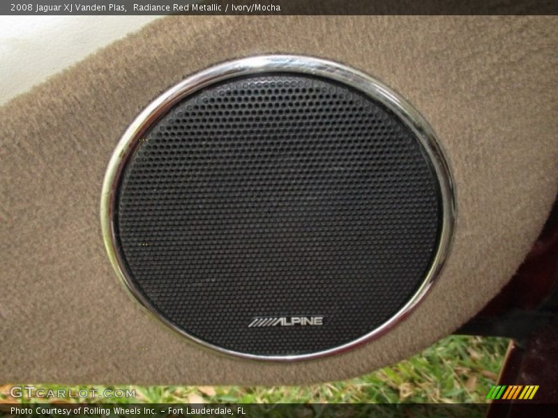Radiance Red Metallic / Ivory/Mocha 2008 Jaguar XJ Vanden Plas
