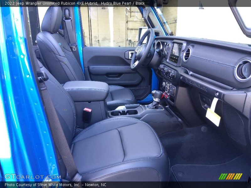 Front Seat of 2022 Wrangler Unlimited Rubicon 4XE Hybrid