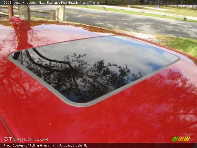 Radiance Red Metallic / Ivory/Mocha 2008 Jaguar XJ Vanden Plas