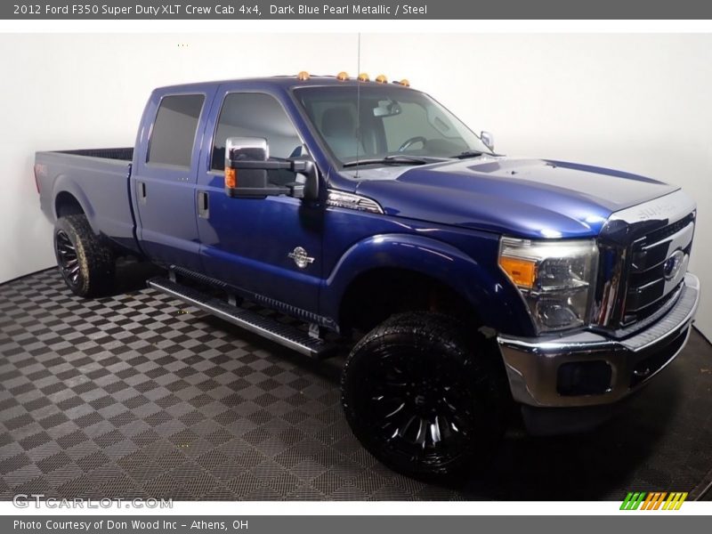 Dark Blue Pearl Metallic / Steel 2012 Ford F350 Super Duty XLT Crew Cab 4x4