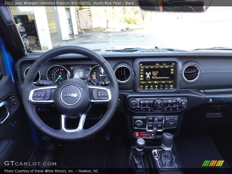 Dashboard of 2022 Wrangler Unlimited Rubicon 4XE Hybrid