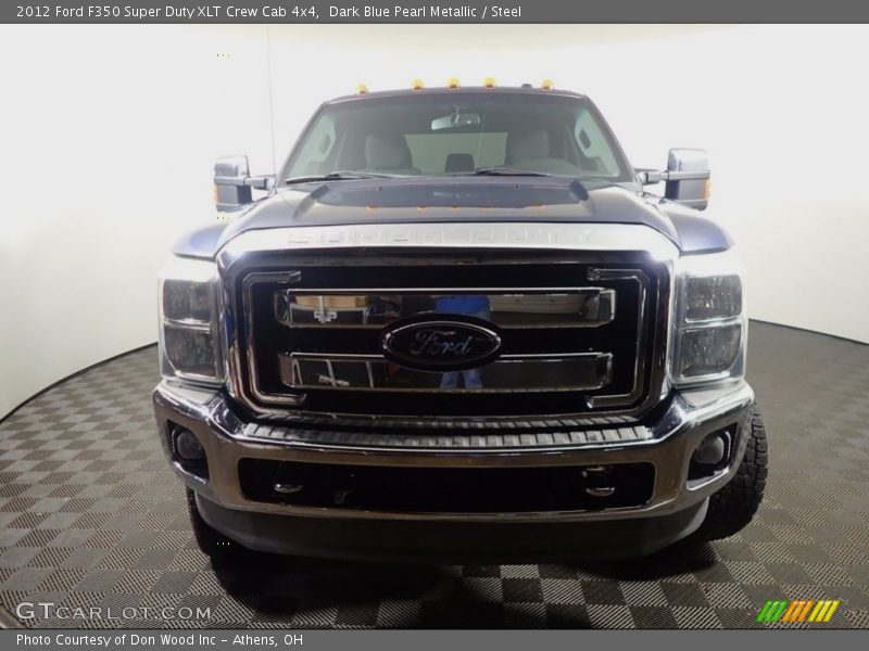 Dark Blue Pearl Metallic / Steel 2012 Ford F350 Super Duty XLT Crew Cab 4x4