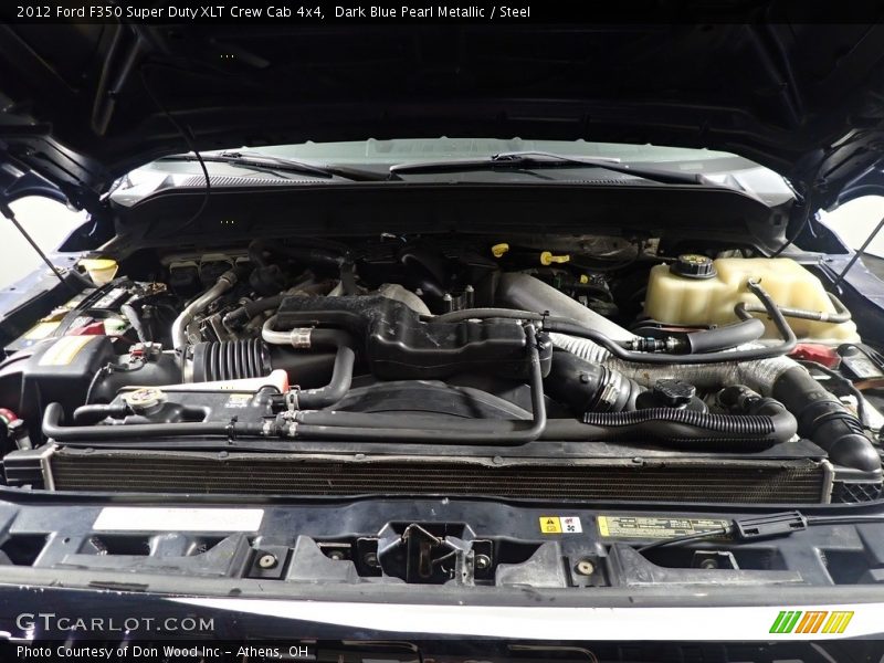 Dark Blue Pearl Metallic / Steel 2012 Ford F350 Super Duty XLT Crew Cab 4x4