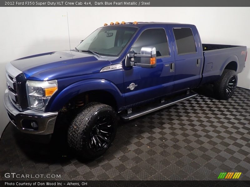 Dark Blue Pearl Metallic / Steel 2012 Ford F350 Super Duty XLT Crew Cab 4x4