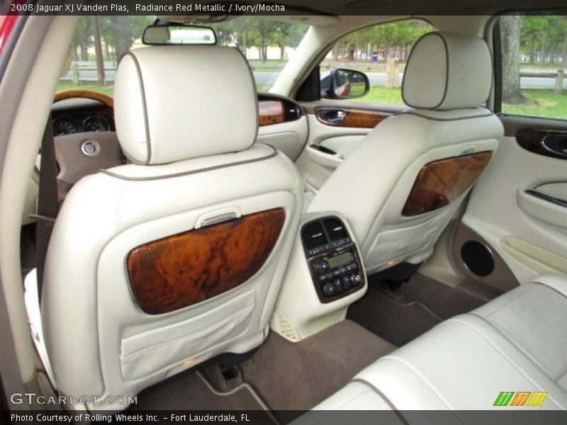 Radiance Red Metallic / Ivory/Mocha 2008 Jaguar XJ Vanden Plas
