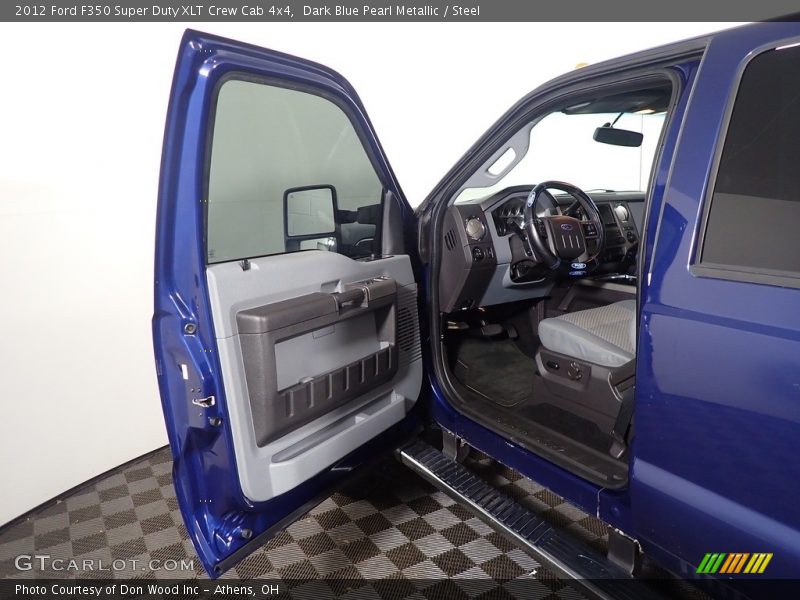 Dark Blue Pearl Metallic / Steel 2012 Ford F350 Super Duty XLT Crew Cab 4x4