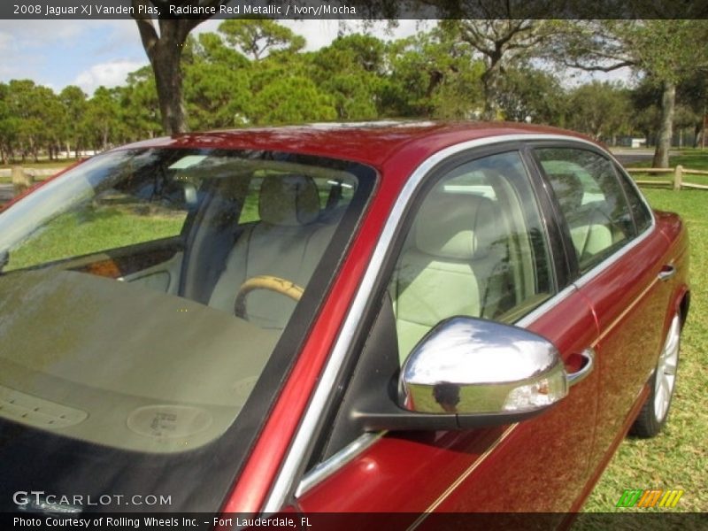 Radiance Red Metallic / Ivory/Mocha 2008 Jaguar XJ Vanden Plas
