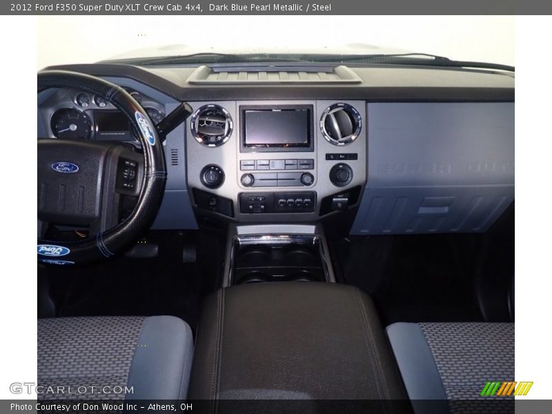 Dark Blue Pearl Metallic / Steel 2012 Ford F350 Super Duty XLT Crew Cab 4x4
