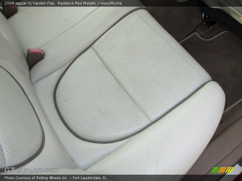 Radiance Red Metallic / Ivory/Mocha 2008 Jaguar XJ Vanden Plas