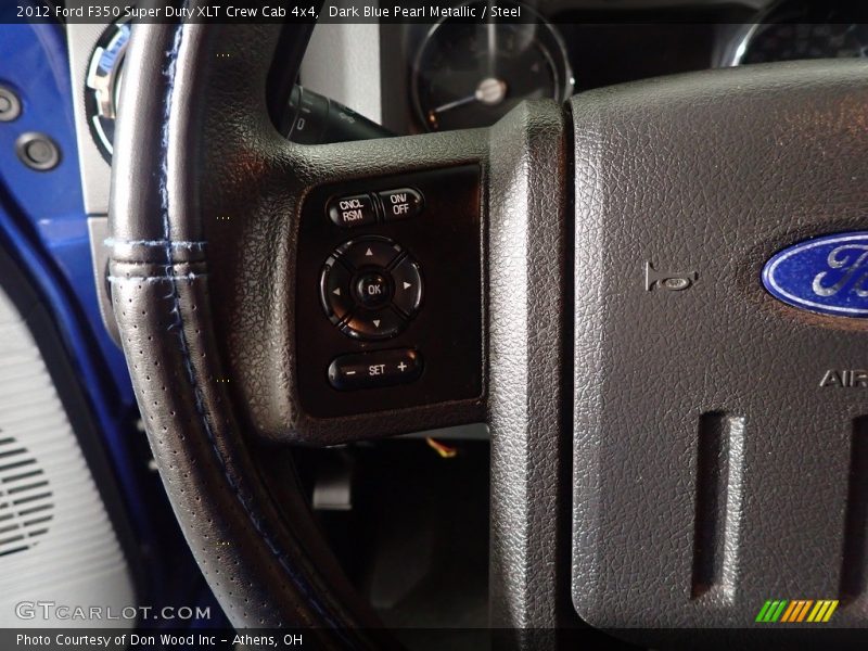 Dark Blue Pearl Metallic / Steel 2012 Ford F350 Super Duty XLT Crew Cab 4x4