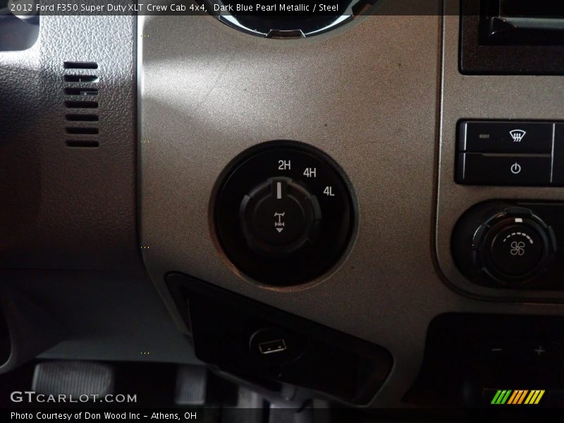 Dark Blue Pearl Metallic / Steel 2012 Ford F350 Super Duty XLT Crew Cab 4x4