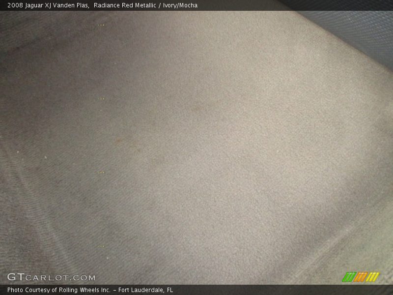 Radiance Red Metallic / Ivory/Mocha 2008 Jaguar XJ Vanden Plas