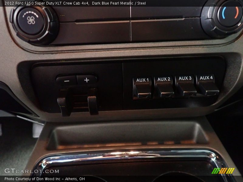 Dark Blue Pearl Metallic / Steel 2012 Ford F350 Super Duty XLT Crew Cab 4x4