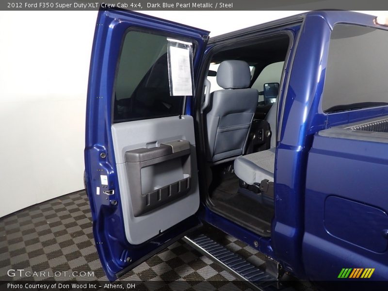 Dark Blue Pearl Metallic / Steel 2012 Ford F350 Super Duty XLT Crew Cab 4x4