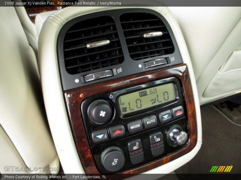 Radiance Red Metallic / Ivory/Mocha 2008 Jaguar XJ Vanden Plas