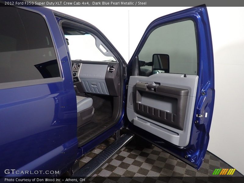 Dark Blue Pearl Metallic / Steel 2012 Ford F350 Super Duty XLT Crew Cab 4x4