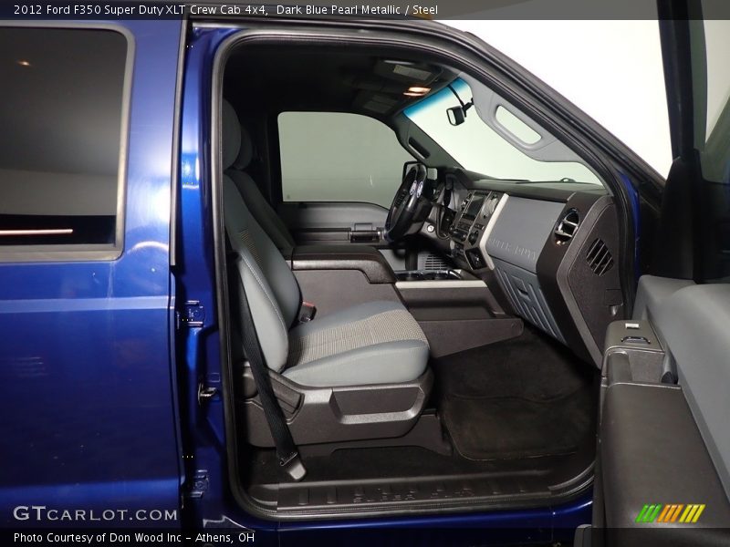Dark Blue Pearl Metallic / Steel 2012 Ford F350 Super Duty XLT Crew Cab 4x4