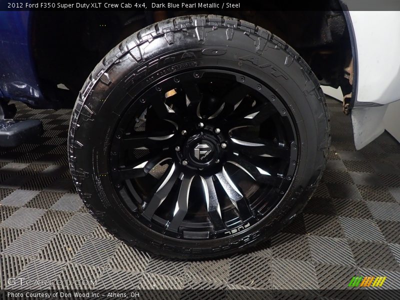 Dark Blue Pearl Metallic / Steel 2012 Ford F350 Super Duty XLT Crew Cab 4x4