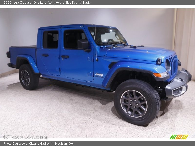 Hydro Blue Pearl / Black 2020 Jeep Gladiator Overland 4x4