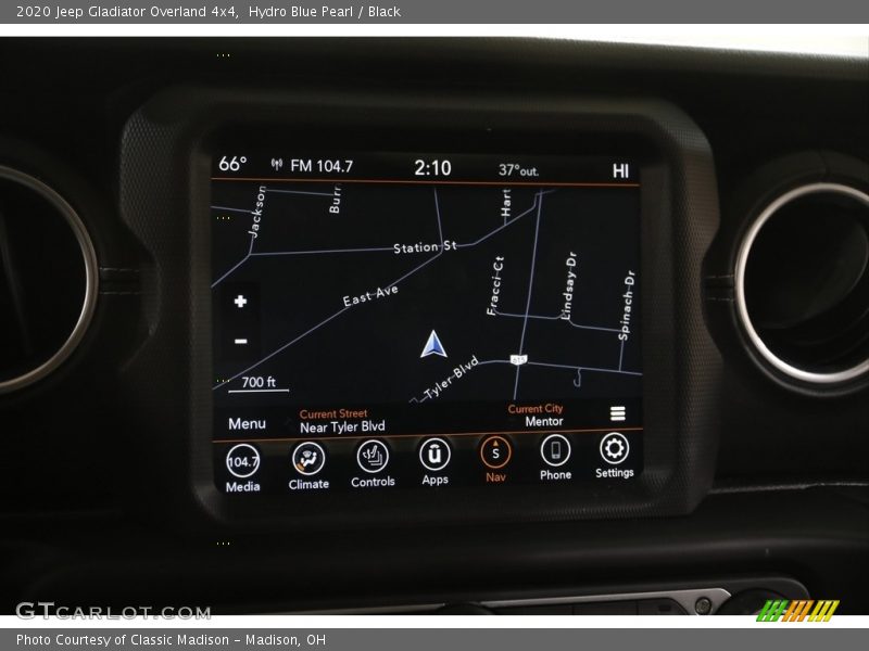 Hydro Blue Pearl / Black 2020 Jeep Gladiator Overland 4x4