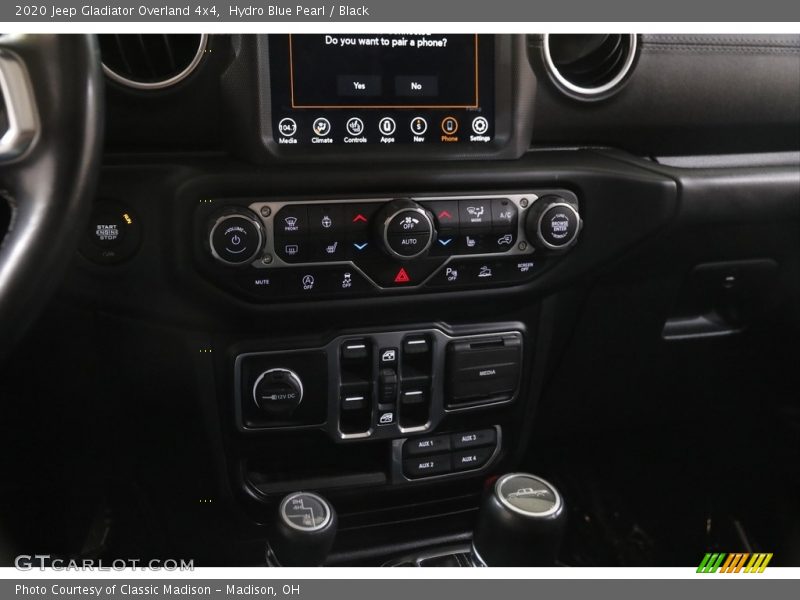 Hydro Blue Pearl / Black 2020 Jeep Gladiator Overland 4x4