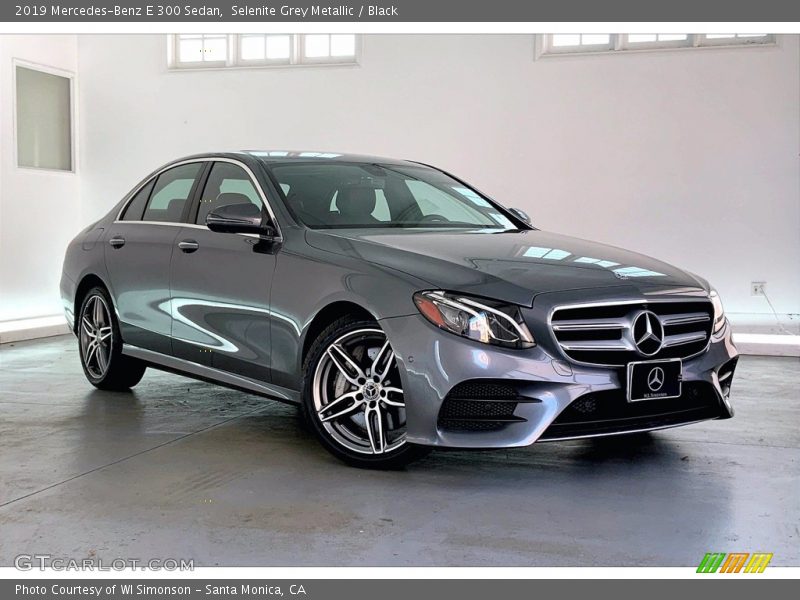 Selenite Grey Metallic / Black 2019 Mercedes-Benz E 300 Sedan