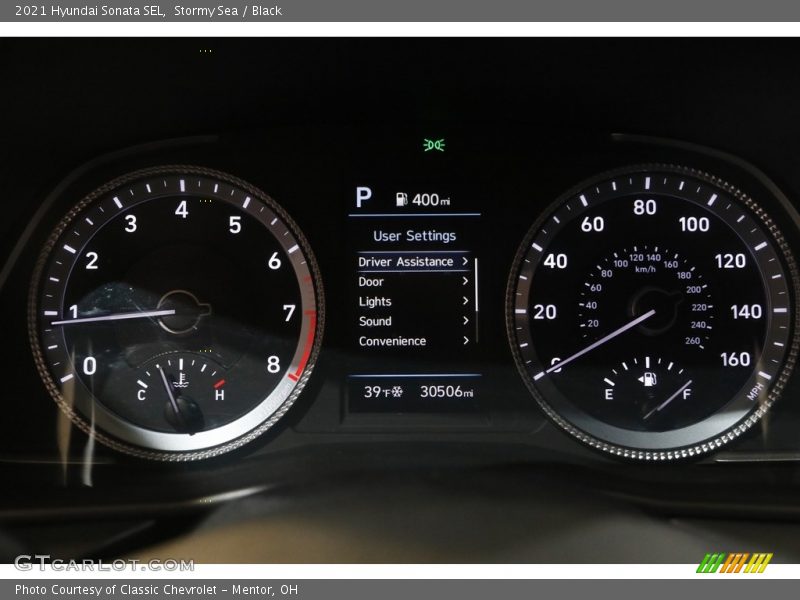 Stormy Sea / Black 2021 Hyundai Sonata SEL