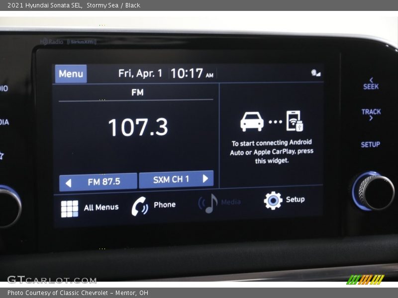 Stormy Sea / Black 2021 Hyundai Sonata SEL