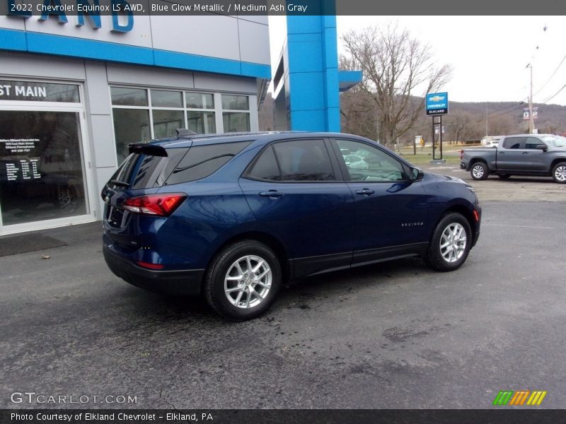Blue Glow Metallic / Medium Ash Gray 2022 Chevrolet Equinox LS AWD