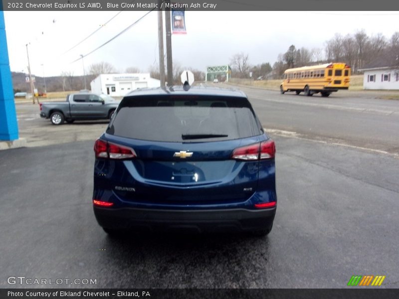 Blue Glow Metallic / Medium Ash Gray 2022 Chevrolet Equinox LS AWD