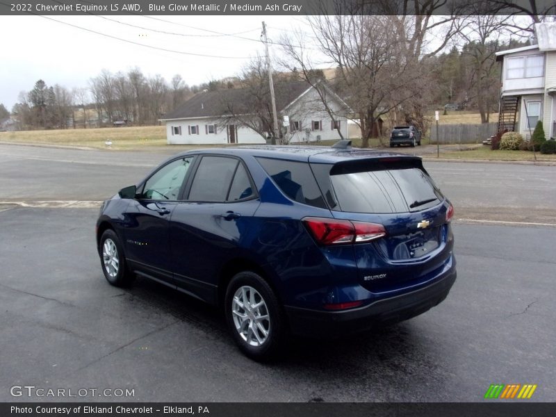 Blue Glow Metallic / Medium Ash Gray 2022 Chevrolet Equinox LS AWD
