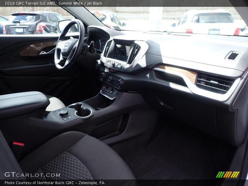 Summit White / Jet Black 2019 GMC Terrain SLE AWD