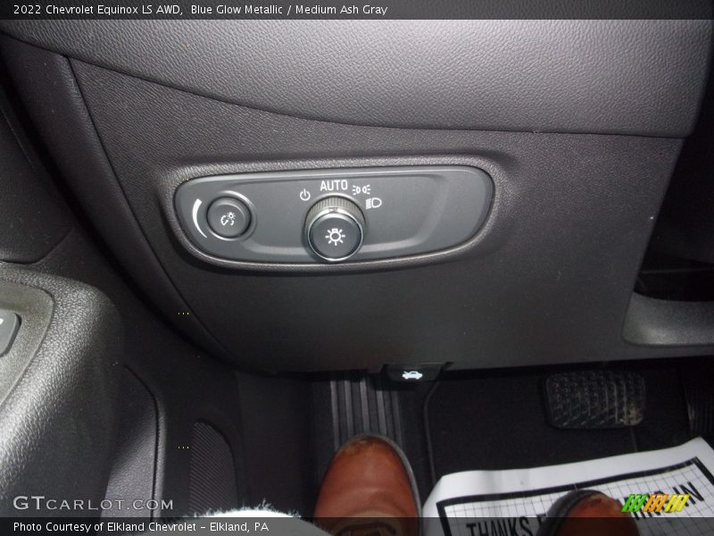 Blue Glow Metallic / Medium Ash Gray 2022 Chevrolet Equinox LS AWD