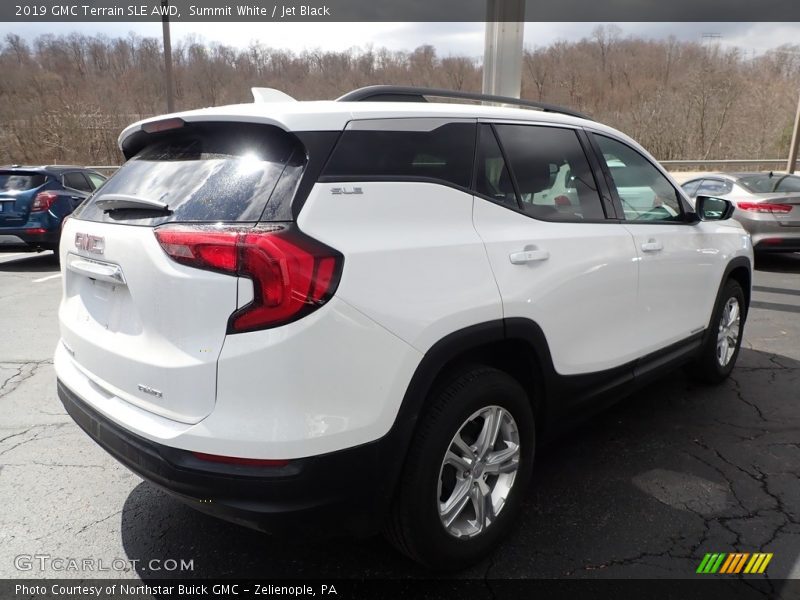 Summit White / Jet Black 2019 GMC Terrain SLE AWD