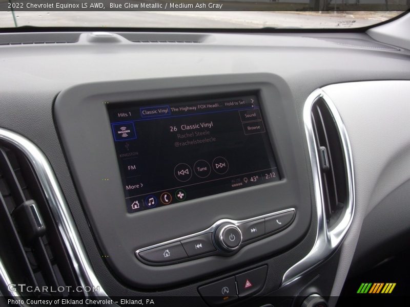 Blue Glow Metallic / Medium Ash Gray 2022 Chevrolet Equinox LS AWD