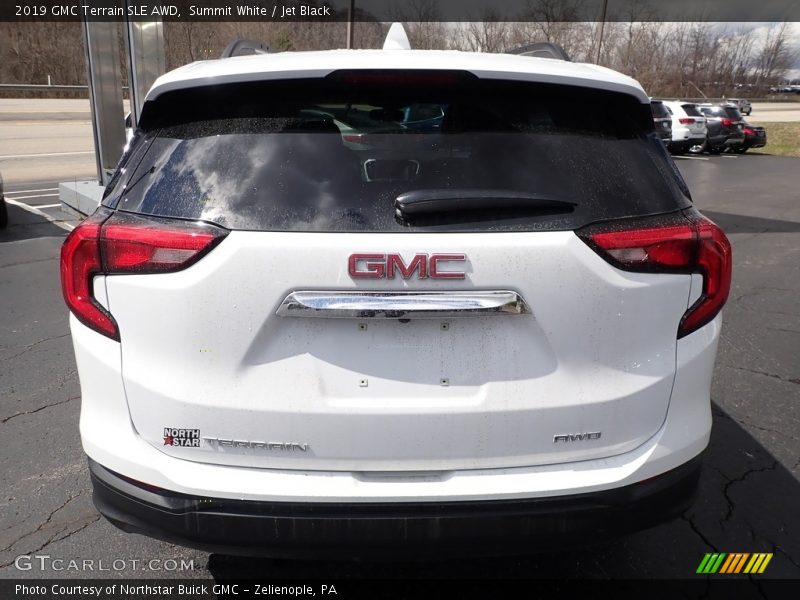 Summit White / Jet Black 2019 GMC Terrain SLE AWD