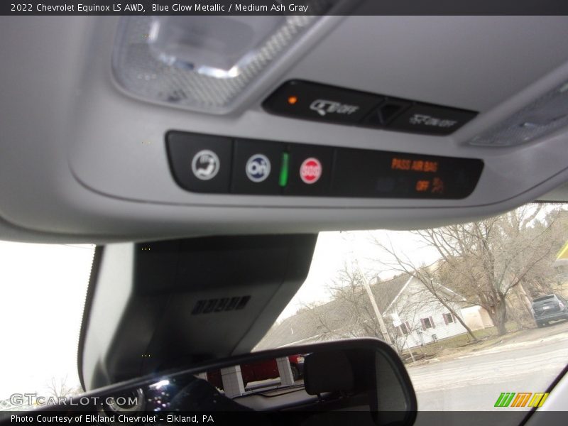 Blue Glow Metallic / Medium Ash Gray 2022 Chevrolet Equinox LS AWD