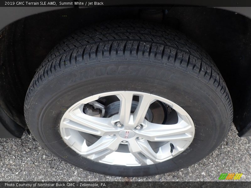 Summit White / Jet Black 2019 GMC Terrain SLE AWD